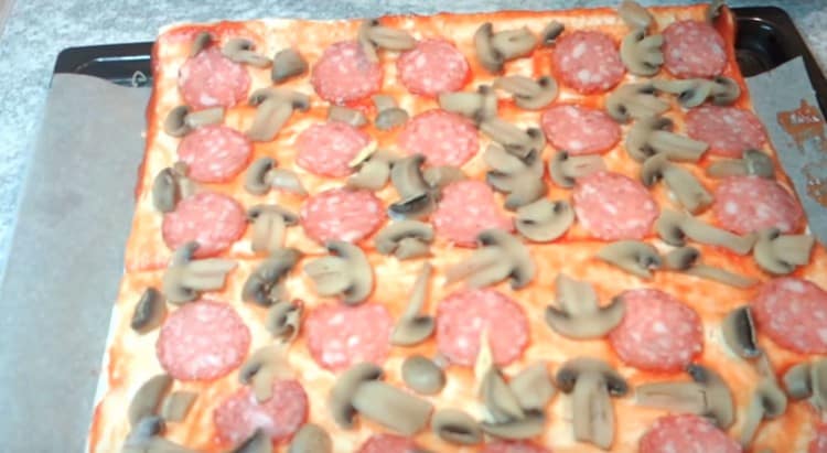 Now we also make the mushroom layer.