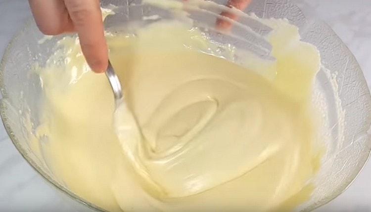 Add salt and mix the dough.