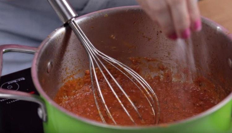 Add salt to taste, as well as sugar.