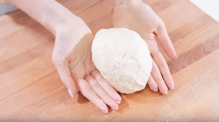 Ready dough should rise.