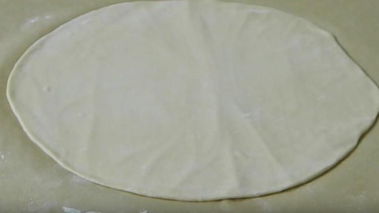 Roll out the test in a circle.