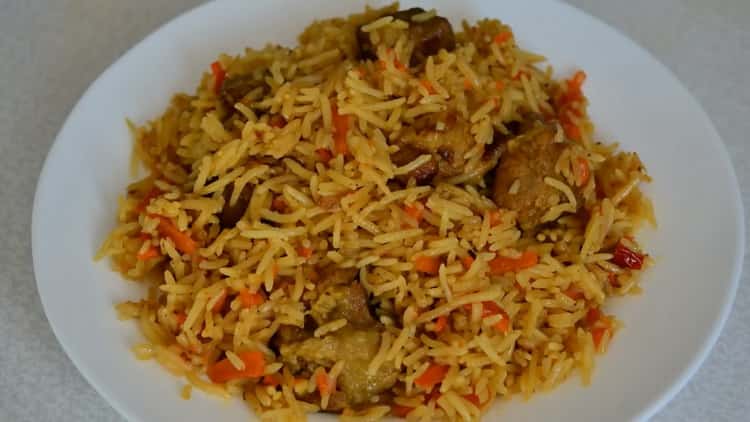 Pilaf in a slow cooker according to a step by step recipe with photo