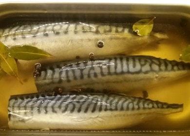 A delicious recipe for salting mackerel at home with step by step photos.