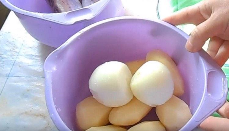 We also clean onions and potatoes.