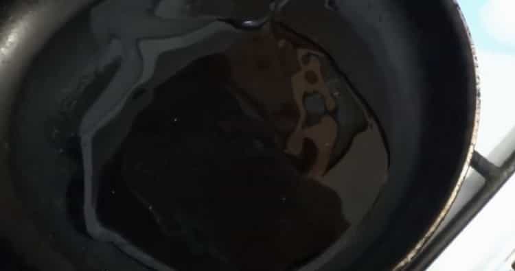 For delicious hake fish, preheat the pan