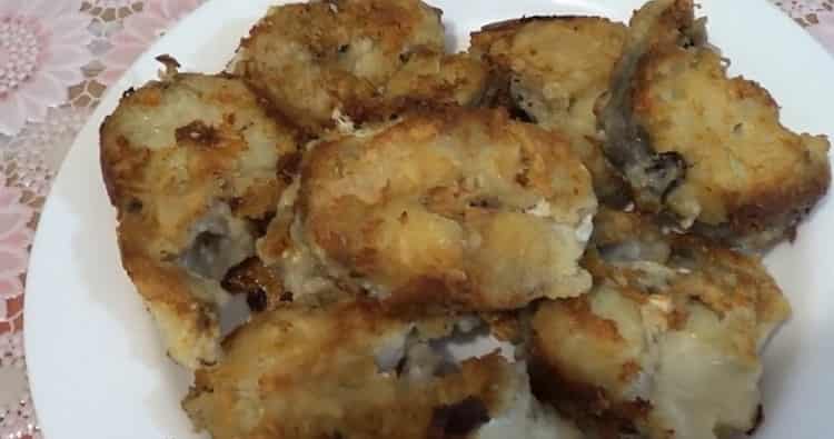 Delicious hake fish cooked!