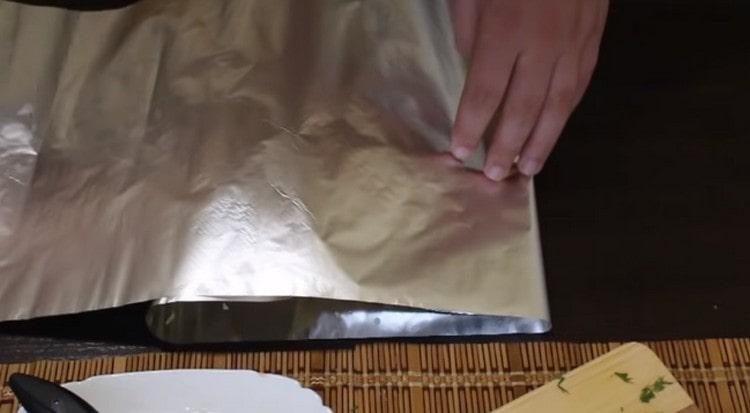 Wrap the fillet tightly in foil so that when baking, moisture is not lost.