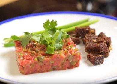 Beef tartar - little cooking secrets