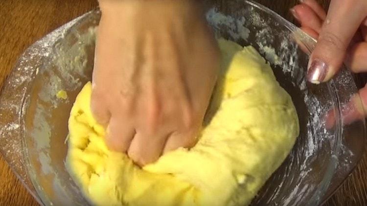 The finished dough should be soft and uniform.