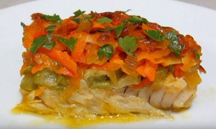 Such a fish dish will go well with any side dish.