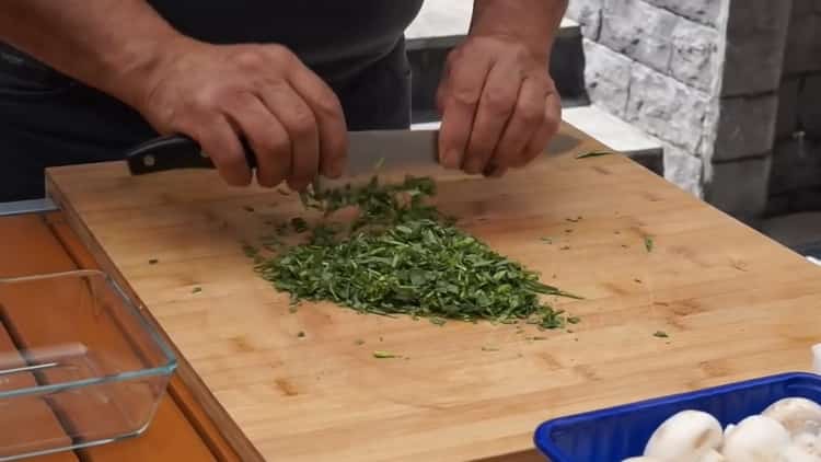 For making barbecue skewers. chop tarragon