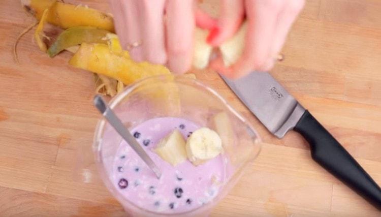 Add pre-frozen banana.