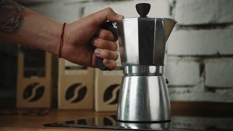 Prepare the ingredients for irish coffee