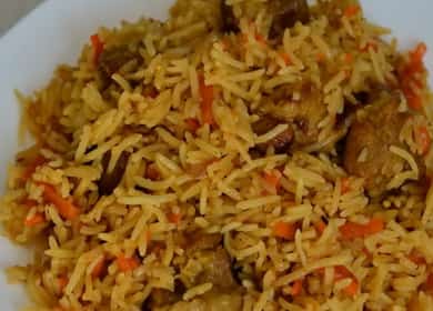 Pilaf in a slow cooker according to a step by step recipe with photo