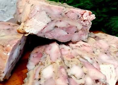 Chicken ham at home - budget and very tasty