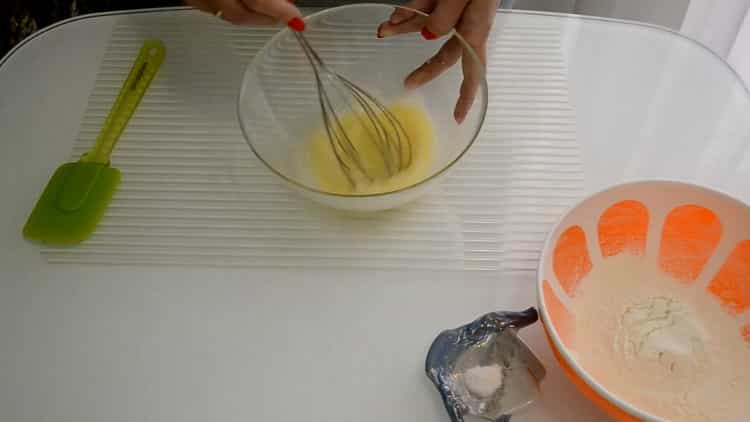 To make biscuit cookies, mix the ingredients.