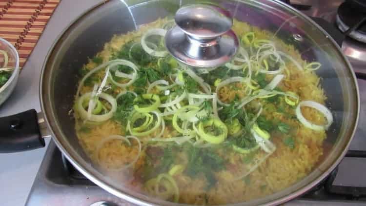 cover the lid for fried fish