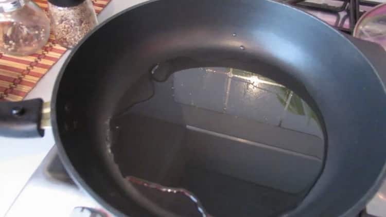 for preparing a side dish for fried fish. prepare the ingredients