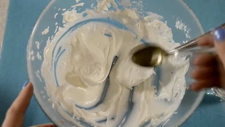 Add lemon juice to make the gingerbread cookie glaze.