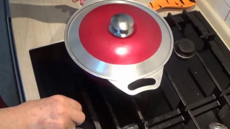 To cook roast rabbit, cover and simmer