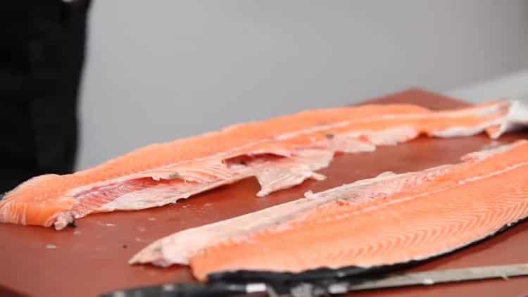 prepare the fish for salting