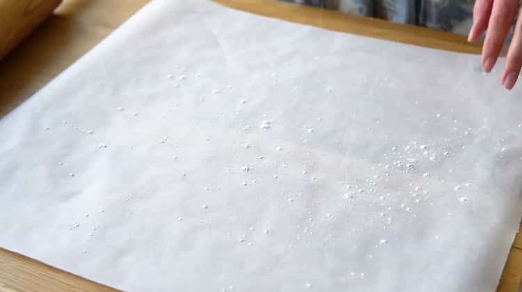 To prepare gingerbread cookies, prepare a baking sheet