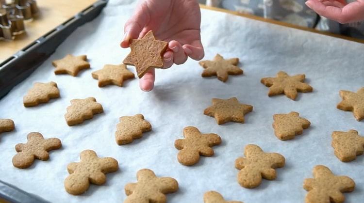 To make gingerbread cookies, bake cookies