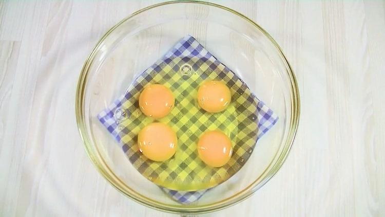 Cooking cabbage pie aspic