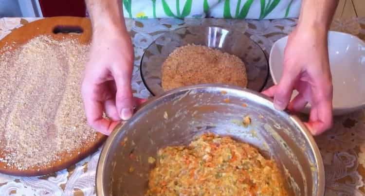 To prepare fish cutlets, prepare a breading