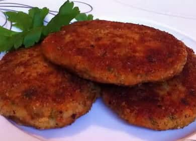Fish cutlets - tender, juicy and very tasty