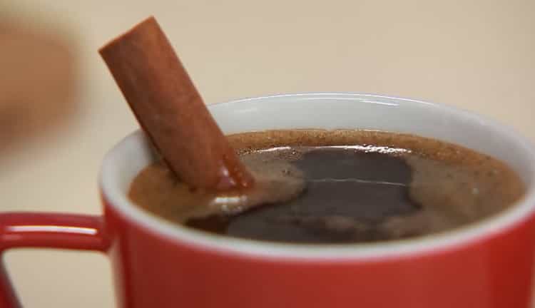 Delicious oriental coffee prepared according to a simple recipe is ready