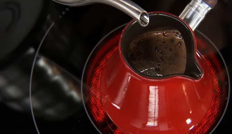 For the preparation of oriental coffee, combine the ingredients