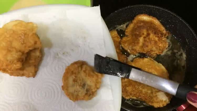 ready-made chicken breast in batter