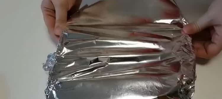For cooking chicken wings with potatoes in the oven, cover with foil