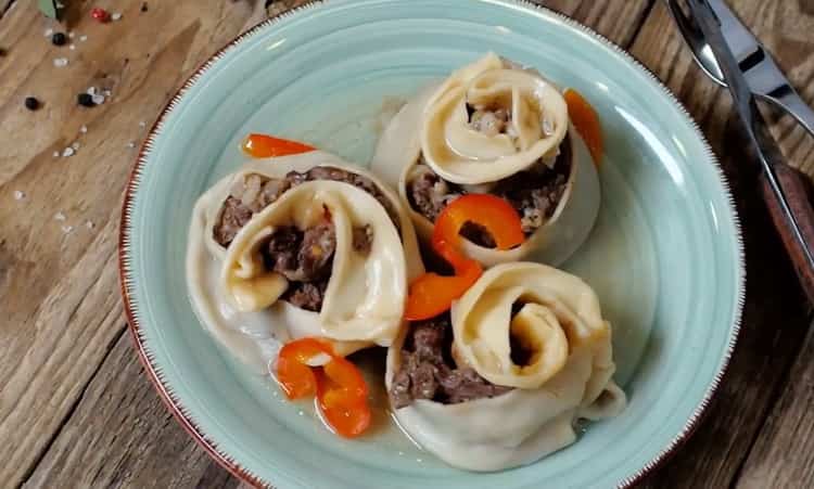 Lazy manti for those who do not like to sculpt