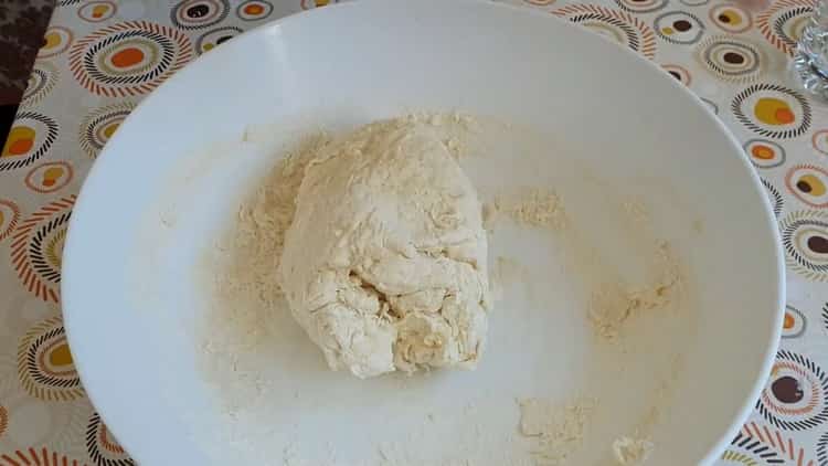 For cooking manti in a slow cooker, knead the dough for a couple