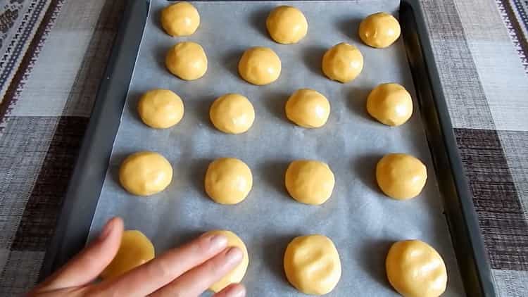 To prepare honey cookies, prepare a baking sheet
