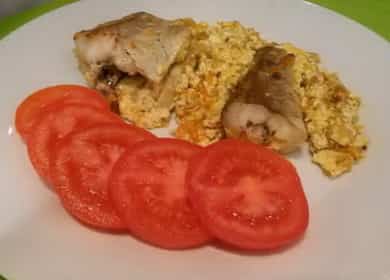 Pollock in sour cream in the oven according to a step by step recipe with photo