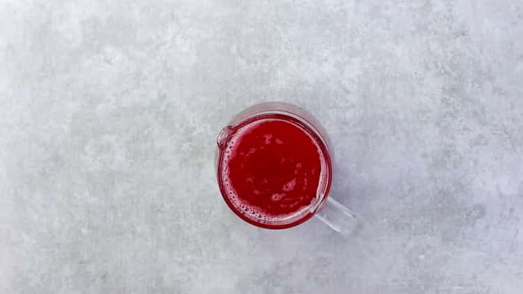 Delicious fruit drink is ready