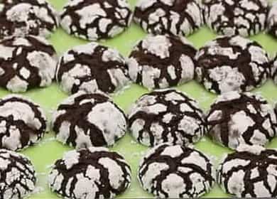 Marble chocolate chip cookies - very tasty and beautiful.