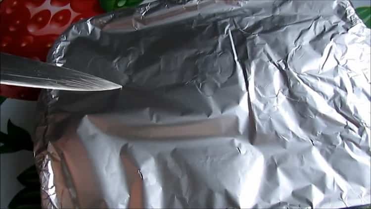 Navaga in the oven according to a step by step recipe with a photo