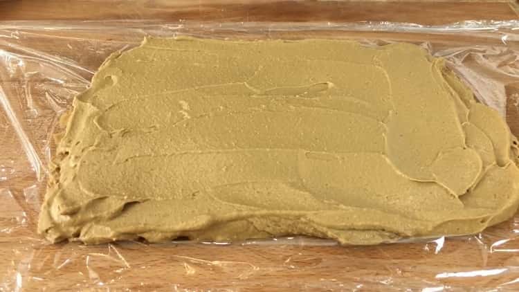 To prepare chicken liver pate, prepare a film