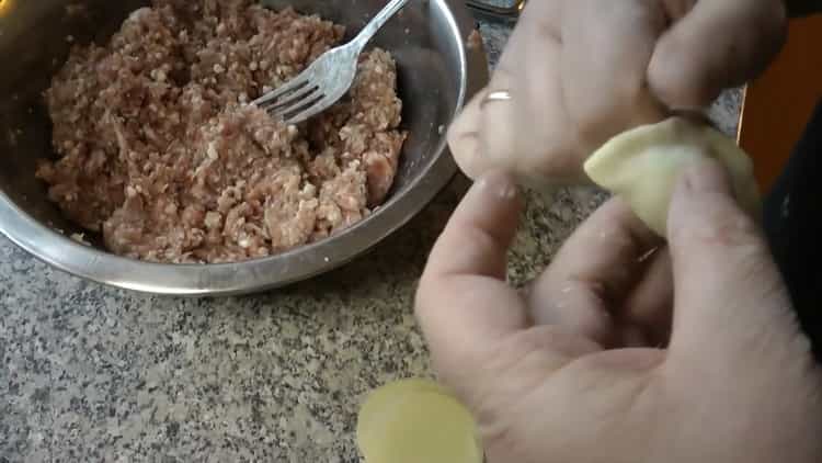 For cooking beef dumplings. cook minced meat