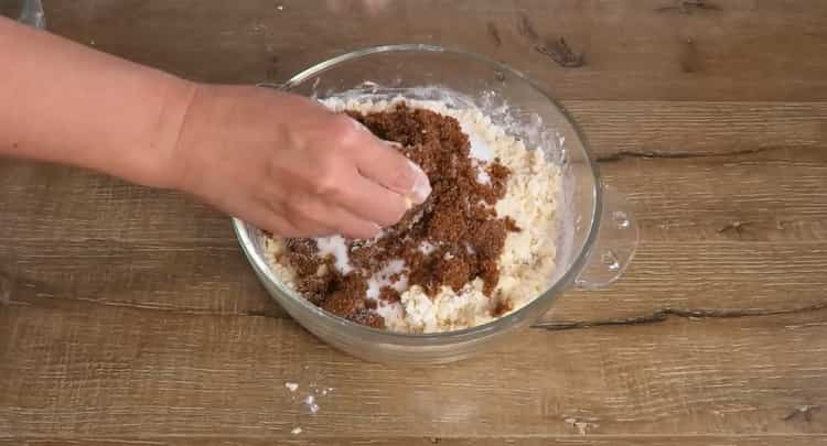 To make ghat cookies, prepare a sprinkle