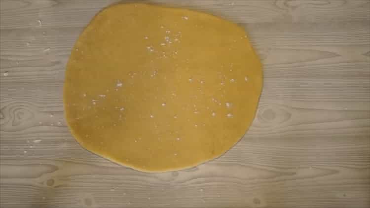 To make homemade cookies, roll out the dough