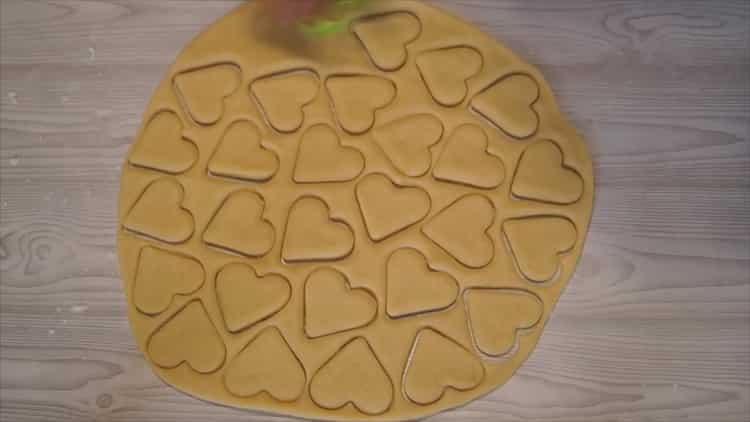 To make homemade cookies, prepare tins