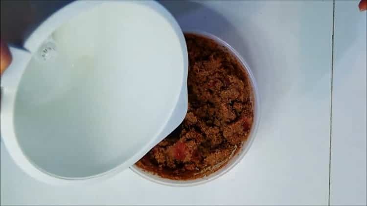 To make buckwheat cookies, prepare the dough