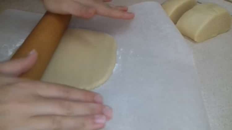 To make biscuits from cottage cheese without butter and margarine, roll out the dough
