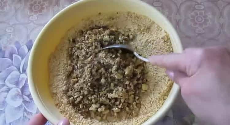 To mix potato cookies, mix the ingredients.