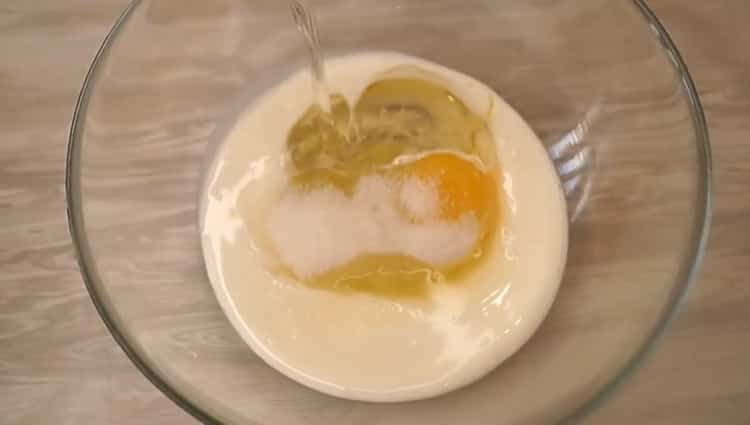 To make kefir cookies, prepare the ingredients